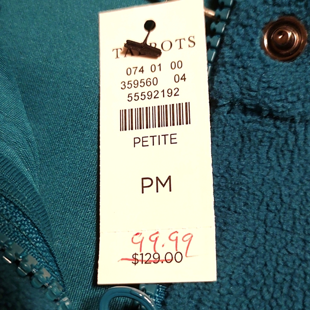 T by Talbots Fleece Jacket NWT - Picture 7 of 7